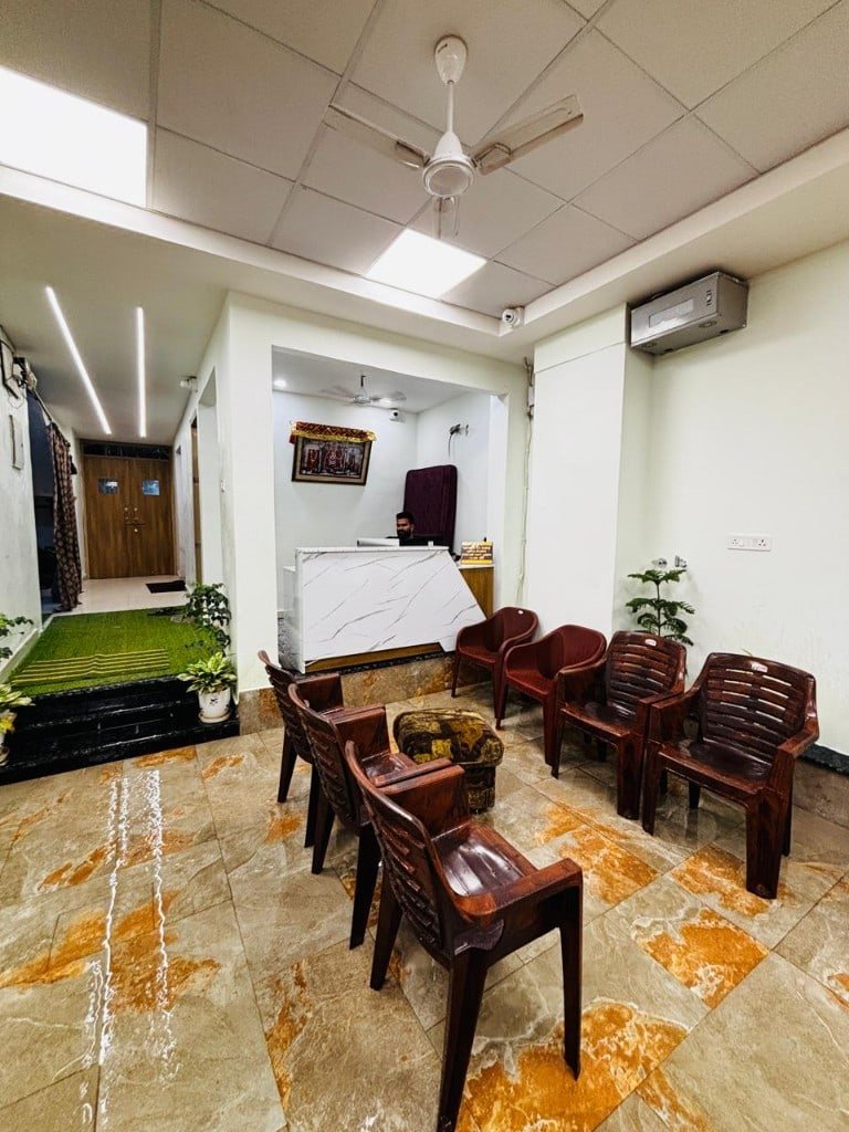 Reception and lobby at Om Villa Heritage